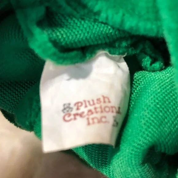 Green Plush Frog Hand Puppet Toy Right Hand Vintage 1993 - Picture 7 of 8